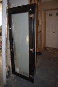 *Black UPVC Glazed Door 78cm wide x 188cm high