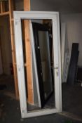 *Unglazed UPVC Door 88cm wide x 211cm high