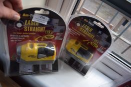 *2x Amtech Laser Straight Levels
