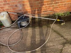 *Garden Hose and Long Wash Brush