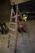 *Pioneer Five Tread Wooden Platform Steps