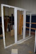*UPVC Unglazed Patio Door with Side Window 240cm wide x 220cm high
