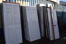 *Quantity of Assorted Internal Hardwood and Polymer Doors in Various Sizes