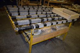 *Glazers Steel Framed Worktable 200x130cm