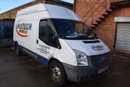 *Ford Transit Medium Wheelbase High Roof Van Reg: NJ13 HHK, MOT: 31/08/2026