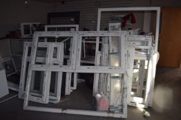 *16x Assorted Glazed and Unglazed Windows