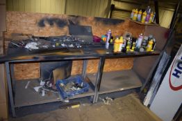 *Steel Workbench and Contents