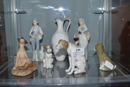 Pottery Figures Including Lladro etc.
