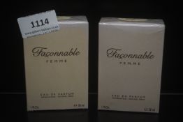 2x Faconnable Femme 30ml EDP