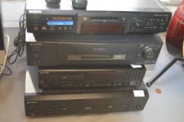 4x Sony Separates Including Mini Disc Player, Nicam VHS, etc.