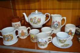 Royal Commemorative Teapot, Mugs, Jugs, etc.