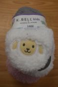 K. Bell Kid’s Sherpa Slippers 2pk Size: 10-13