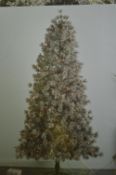 *7.5ft Snow Effect Christmas Tree with Lights