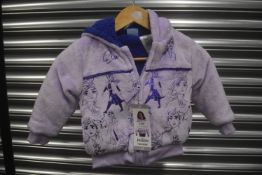 Disney Elsa Plush Hoodie Size: 3 years