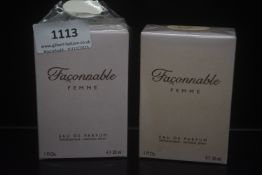 2x Faconnable Femme 30ml EDP