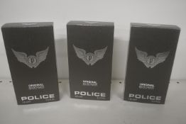 3x Police Original 100ml EDT