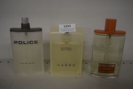 3x Police Fragrances