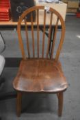 Vintage Wooden Windsor Side Chair