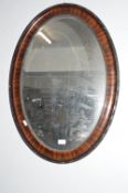 Edwardian Oval Bevelled Edge Mirror