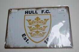 Hull FC Decorative Metal Sign