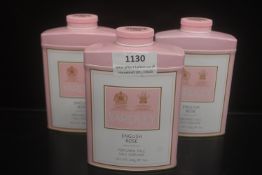 3x Yardley English Rose Perfumed Talc 200g