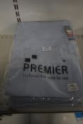 *12x Premier Light Blue One Size Bib Aprons