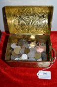 Tresure Chest Containing Assorted Coinage
