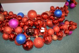 *2x Christmas Bauble Garlands