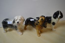 Pottery Dog Figures