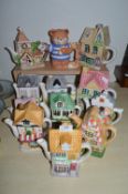12x Novelty Teapots