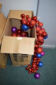 *3x Christmas Bauble Garlands