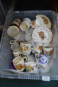 Quantity of Royalty Commemorative Mugs, etc.