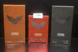 3x Assorted Police Men’s Fragrances