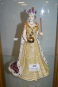 Spode Queen Elizabeth Diamond Jubilee Figure