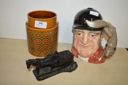 Hornsea Pottery Storage Jar, Royal Doulton Character Jug, etc.