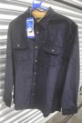 *Jachs Navy Cord Shacket Size: L