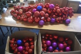*Quantity of Assorted Baubles and Garlands (salvage)