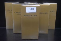 6x Gold 100ml EDT