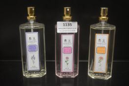 3x Yardley 125ml EDT Unused Testers - English Lavender, English Rose, and Honeysuckle