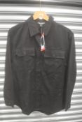 *BC Clothing Lightweight Black Denim Shacket Size: M