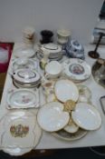 Quantity of Assorted Pottery Plates, Dishes, Serving Bowls, etc. Including Wedgwood and Beswick