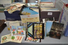 6x Shoeboxes of Postcards