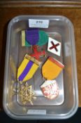 4x Masonic Medals