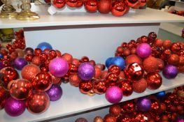*3x Christmas Bauble Garlands