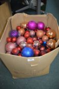 *Large Box of Assorted Christmas Baubles