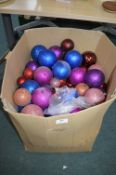 *Large Box of Assorted Christmas Baubles