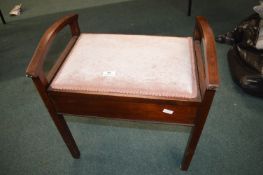 Mahogany Piano Stool
