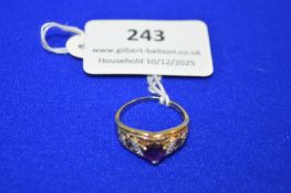 9ct Gold Ring with Amethyst ~2.8g