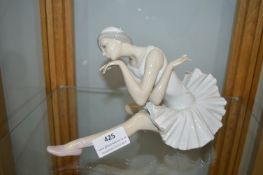 Lladro Figurine of a Ballet Dancer (some faults)