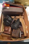 Vintage Cameras and Binoculars etc.